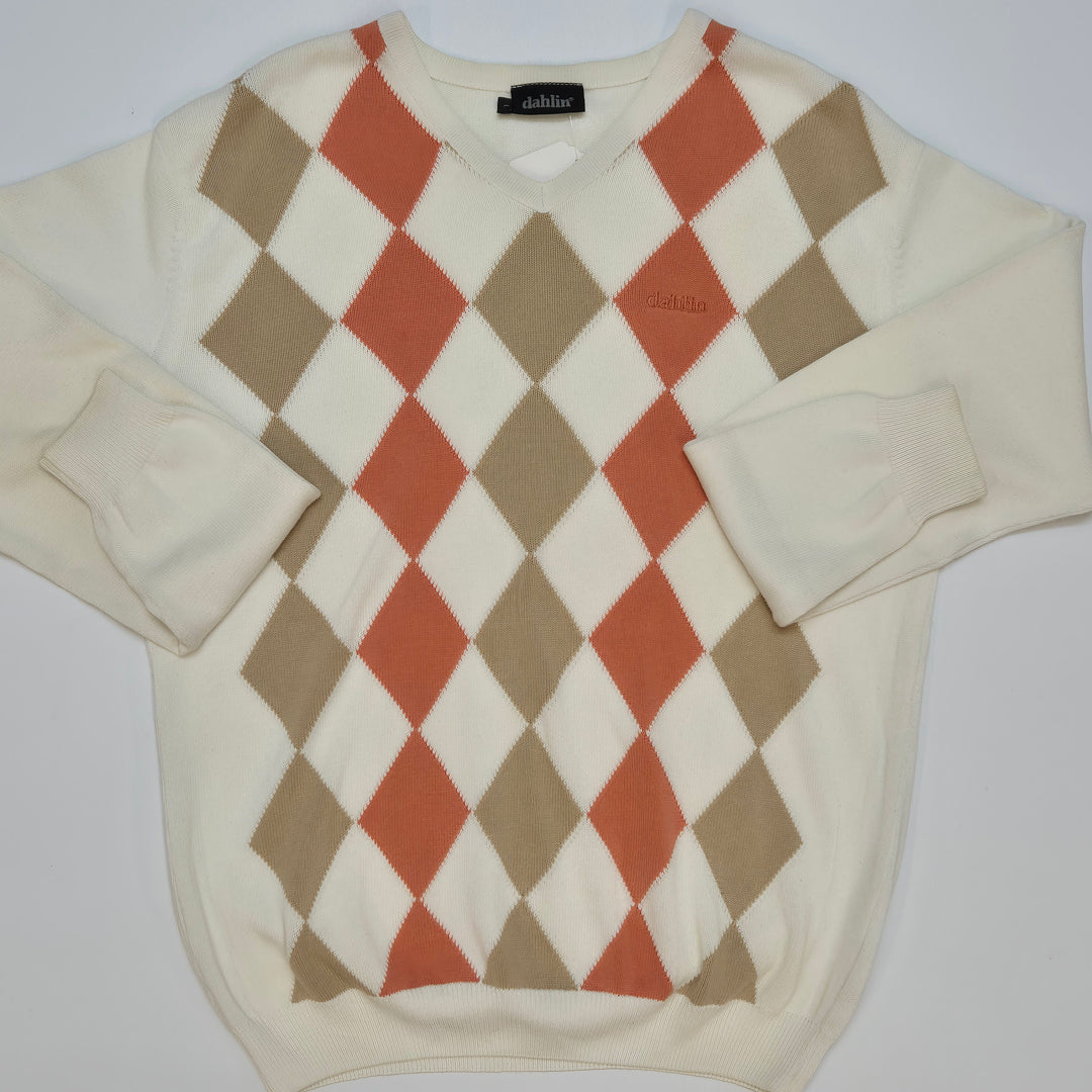 Dahlin herrtröja retro rutmönster elegant Medium