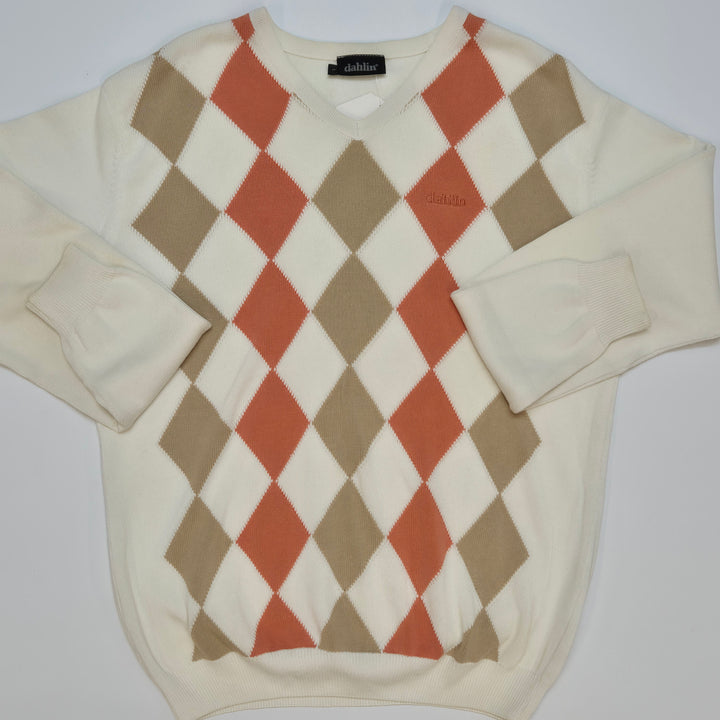 Dahlin herrtröja retro rutmönster elegant Medium