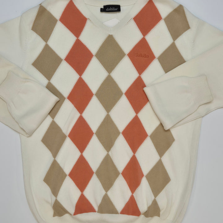 Dahlin herrtröja retro rutmönster elegant Medium