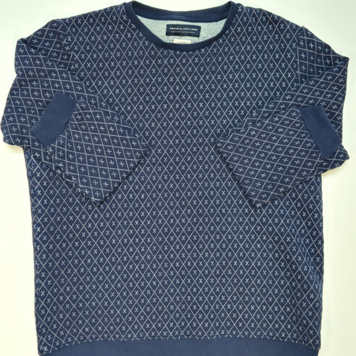 Jack & Jones klassisk herrtröja rutmönster XL