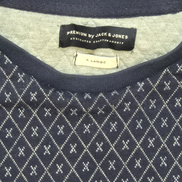 Jack & Jones klassisk herrtröja rutmönster XL