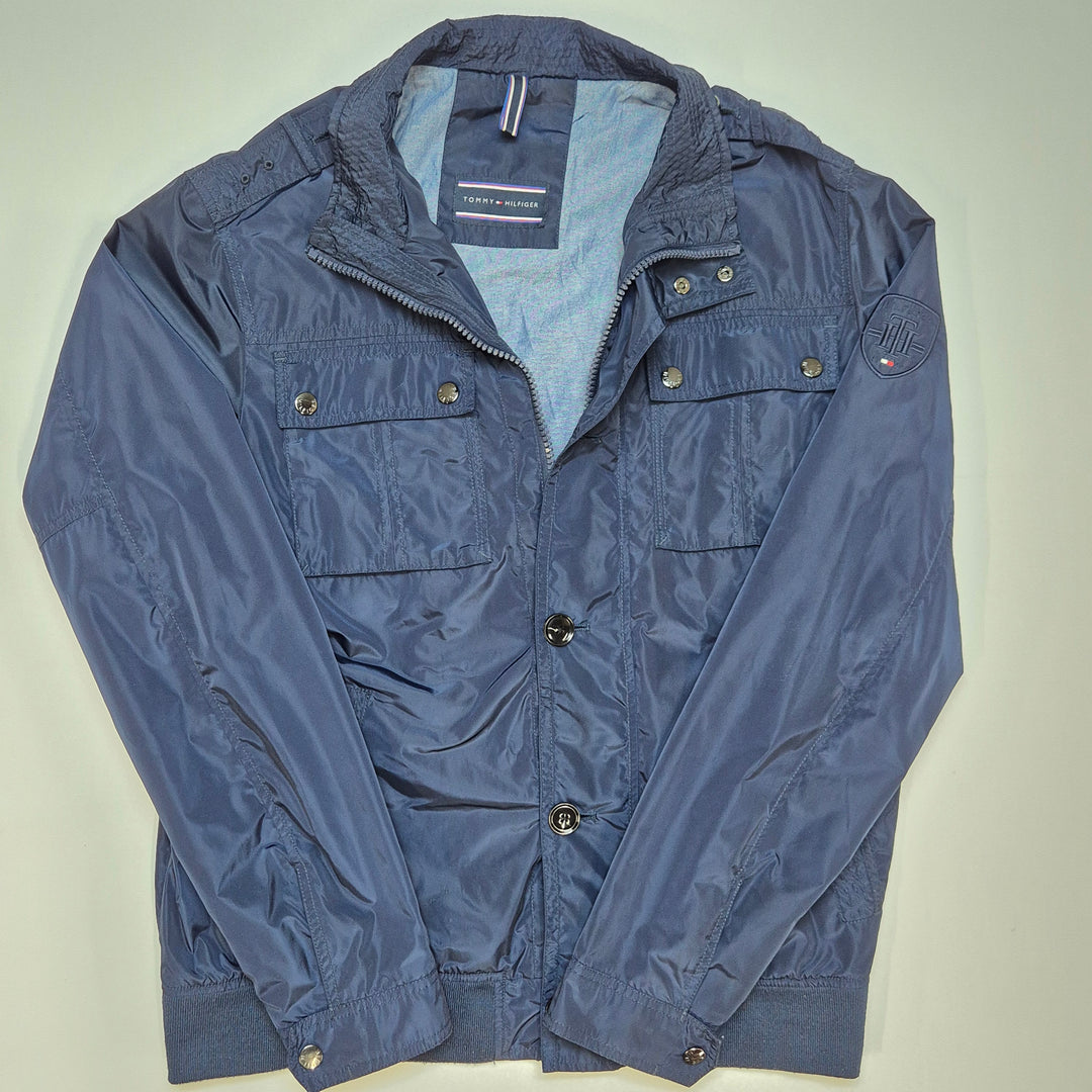 Elegant mörkblå Tommy Hilfiger herrjacka storlek L