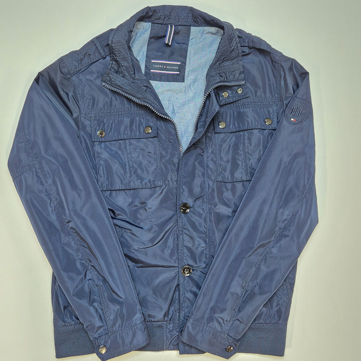 Elegant mörkblå Tommy Hilfiger herrjacka storlek L