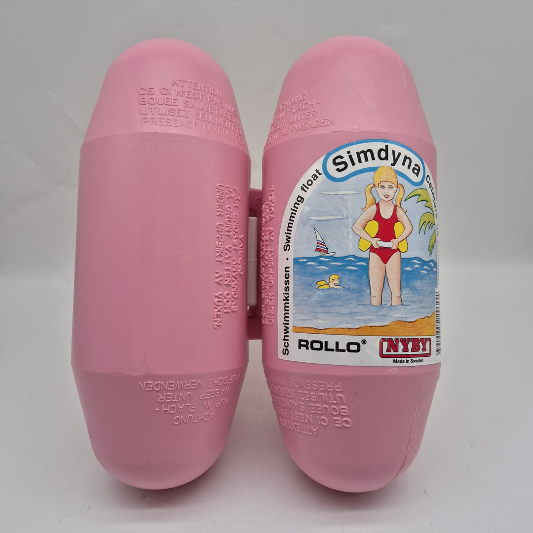 Rosa retro simdyna från Nyby