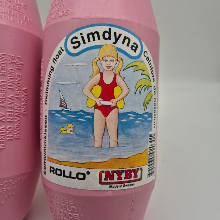Rosa retro simdyna från Nyby