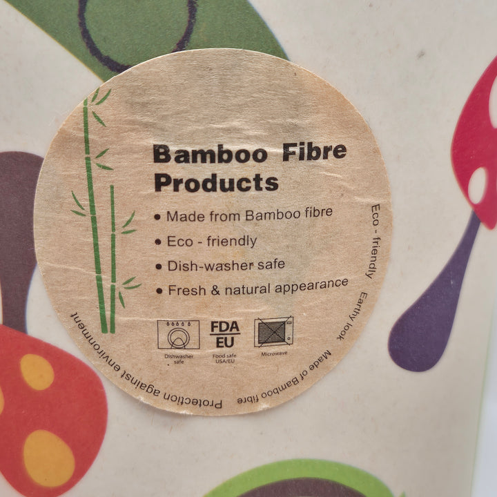 Bambufiber Dryckes-Set med Grönsaksmotiv