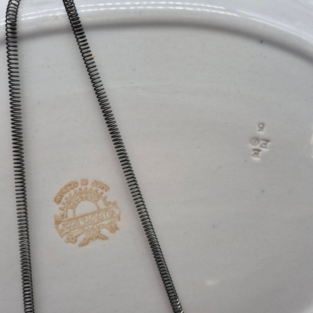 Meissen blåvit retro porslinstallrik elegant stilfull