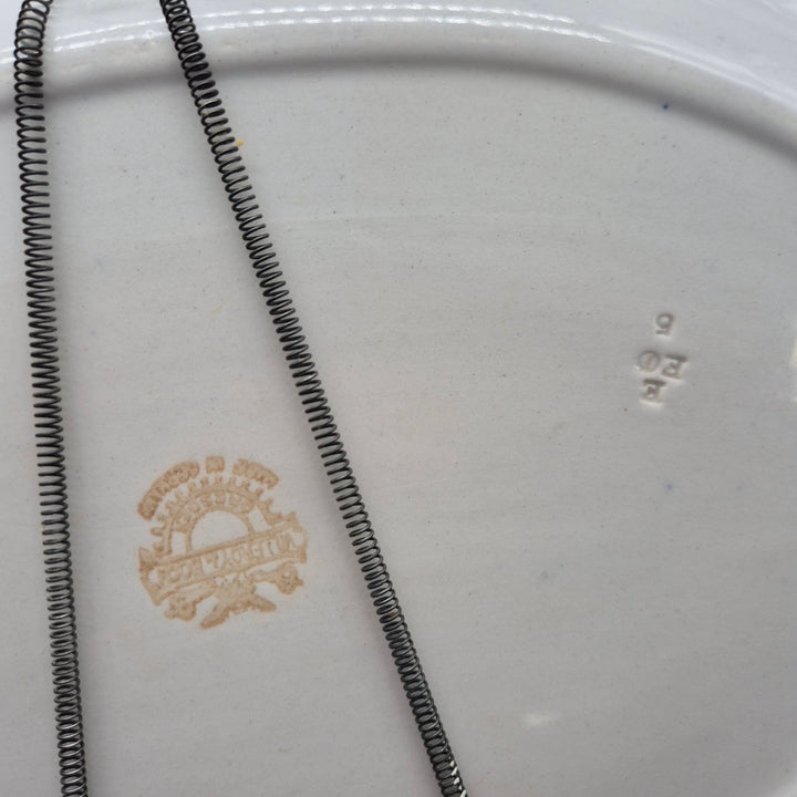 Meissen blåvit retro porslinstallrik elegant stilfull