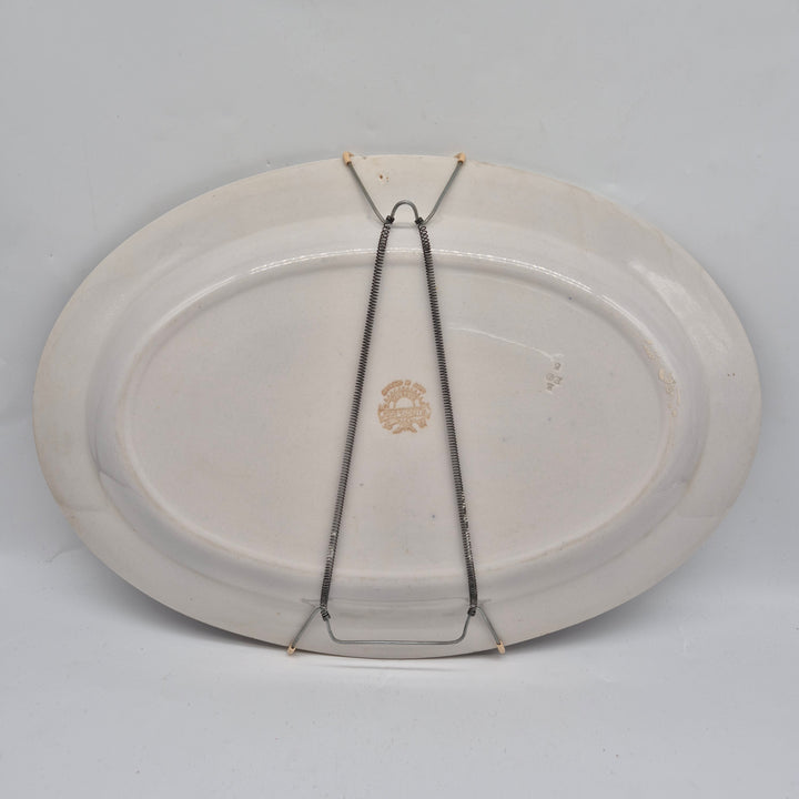 Meissen blåvit retro porslinstallrik elegant stilfull