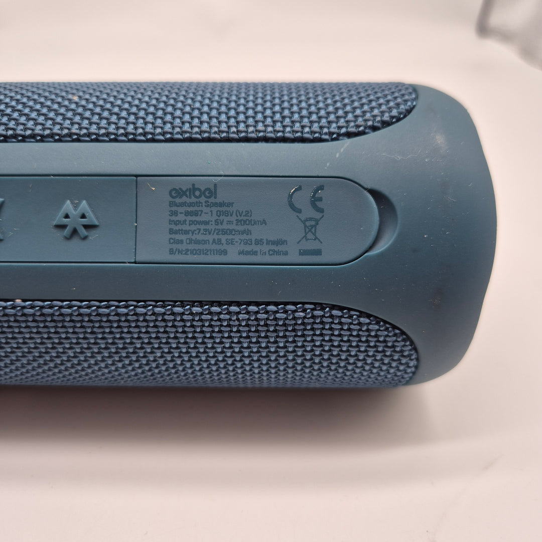 Blå Exibel Bluetooth-högtalare i gott skick