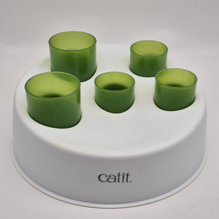 Catit kattleksak i plast vit och grön