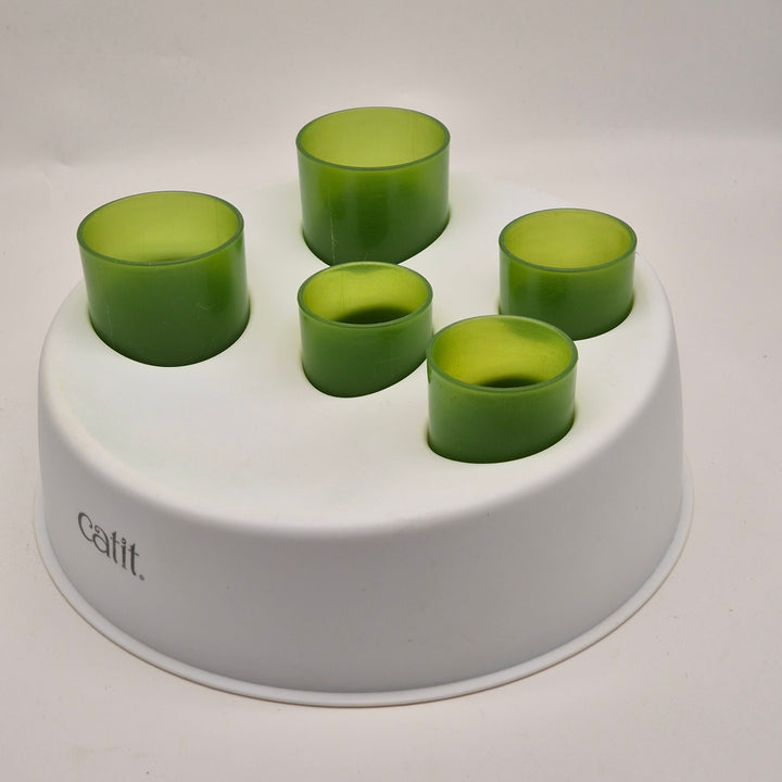 Catit kattleksak i plast vit och grön