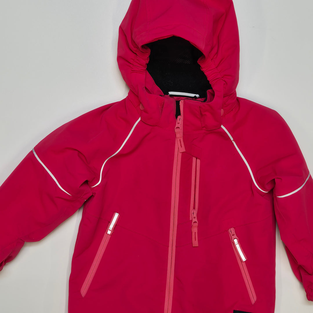 Rosa barnjacka Polarn O. Pyret hållbar