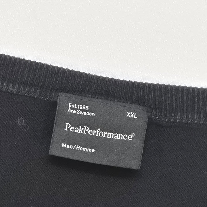 Grå klassisk Peak Performance tröja XXL