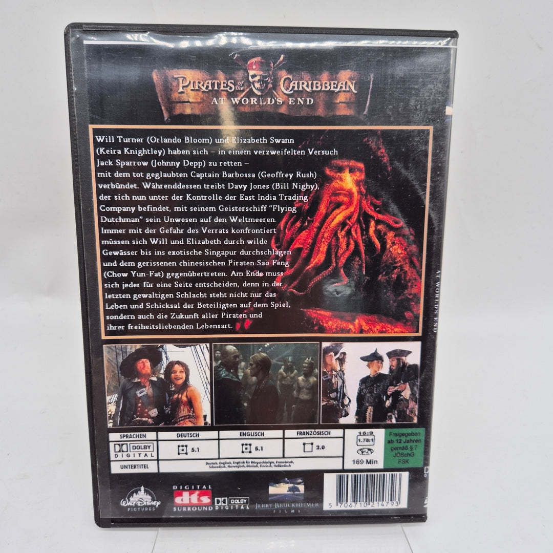 DVD Pirates of the Caribbean: At World's End, Disney