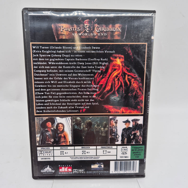 DVD Pirates of the Caribbean: At World's End, Disney