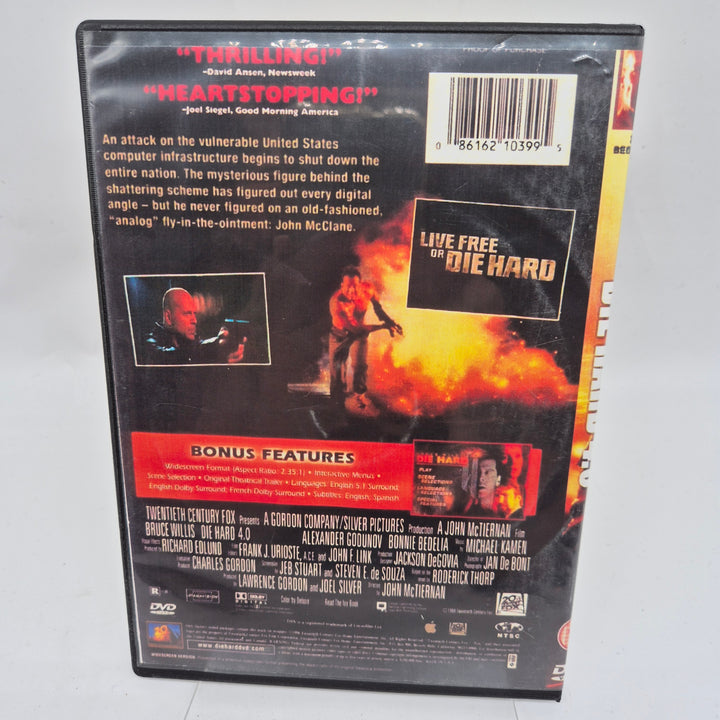 Die Hard 4.0 DVD Twentieth Century Fox