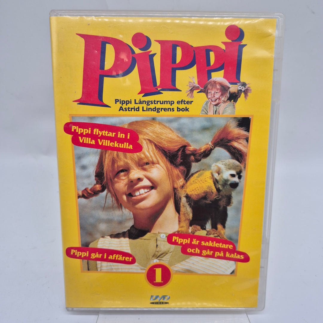Klassisk DVD Pippi Långstrump Barnfilm Retro