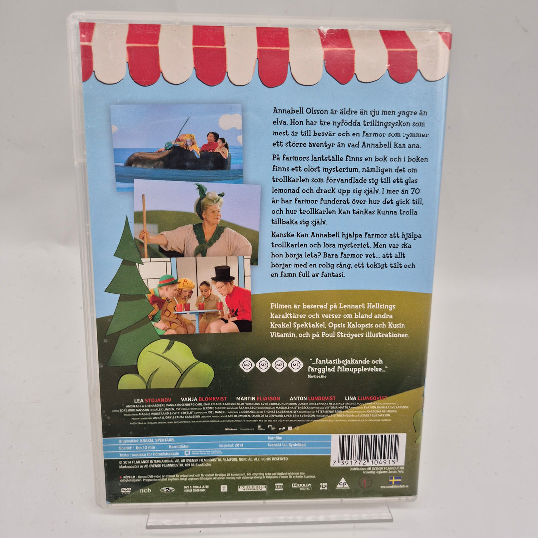 Kråkel Spektakel DVD Familjefilm Begagnad