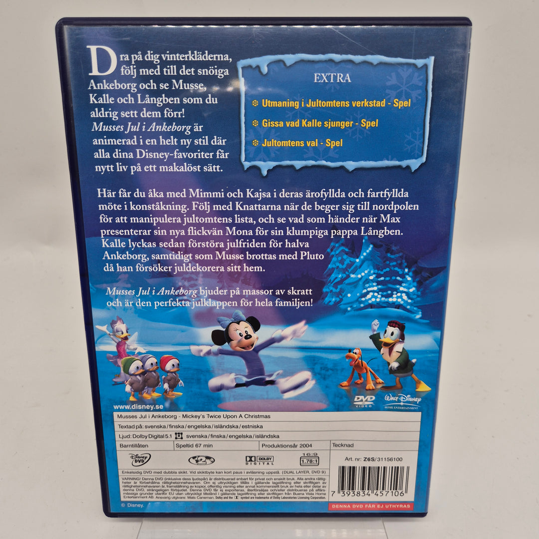Disney Musse Piggs Jul i Ankeborg DVD Retro