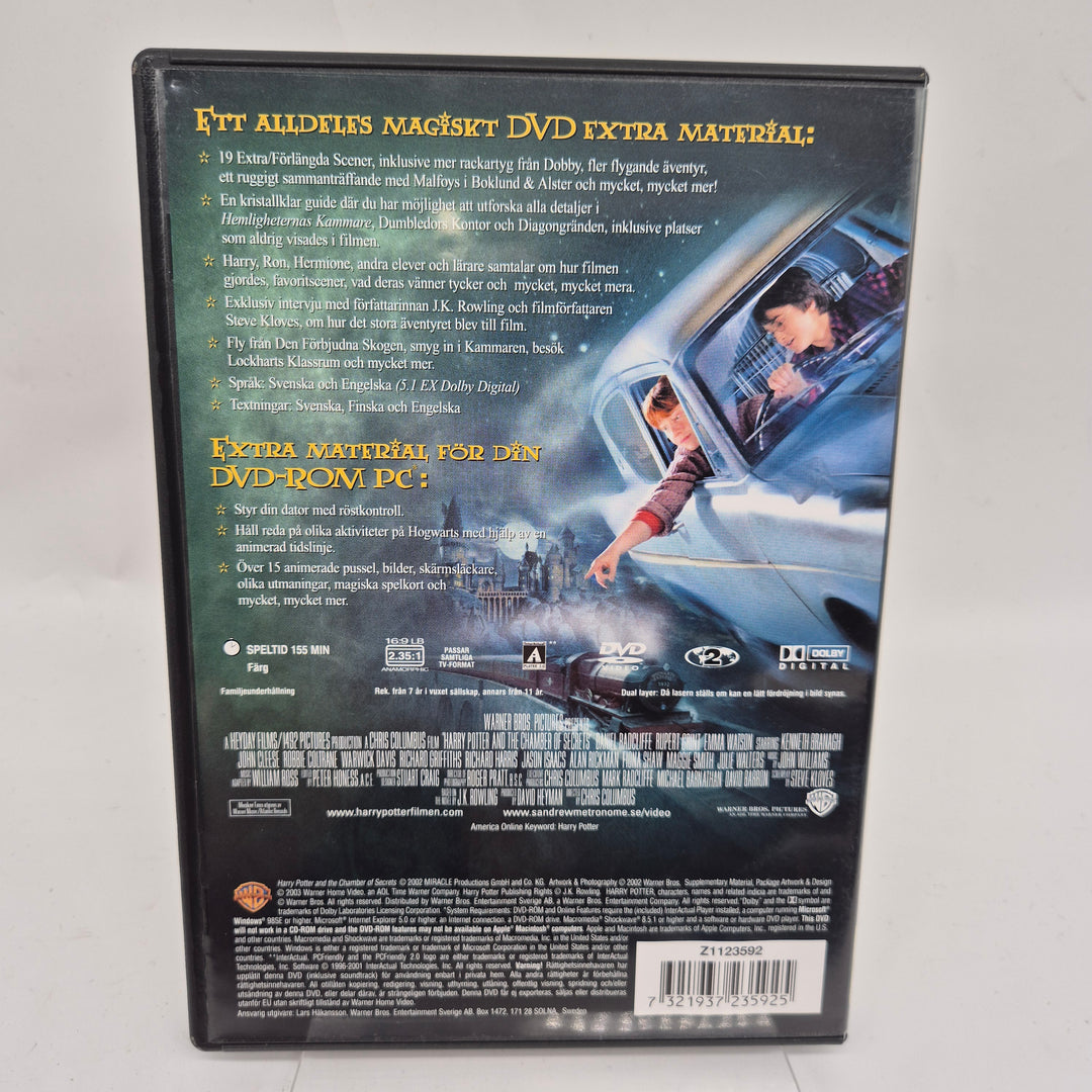 Harry Potter och Hemligheternas kammare DVD