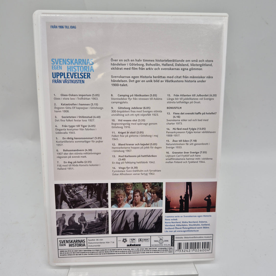 DVD Svenskarnas Egen Historia Västkusten