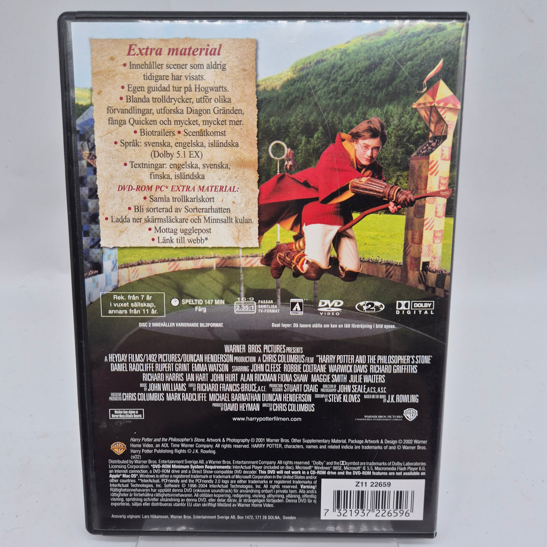 Harry Potter och de Vises Sten DVD Retro