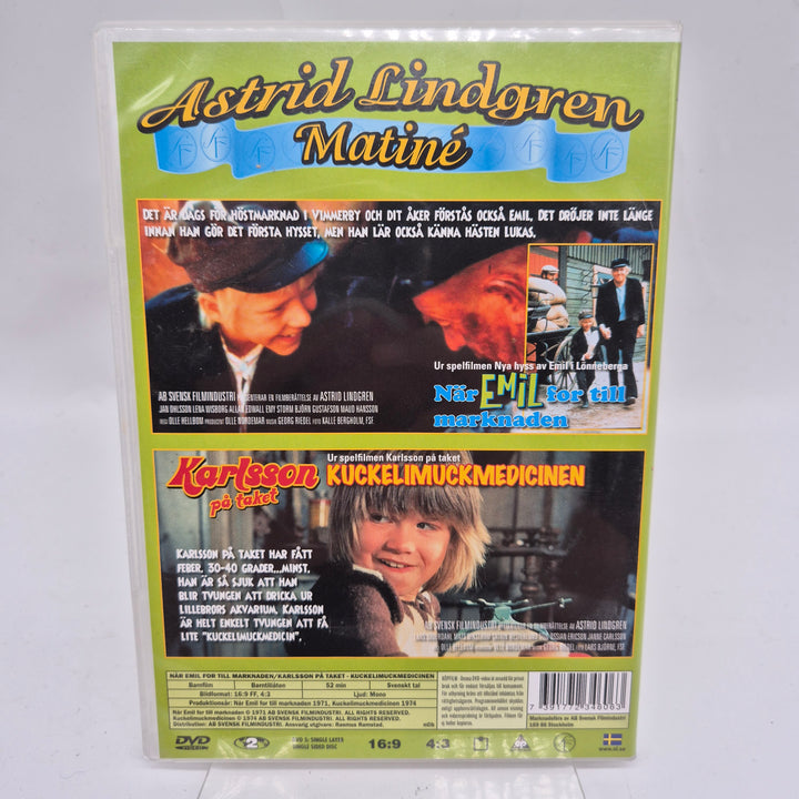 Astrid Lindgren Samlardubbel-DVD i Mycket Gott Skick