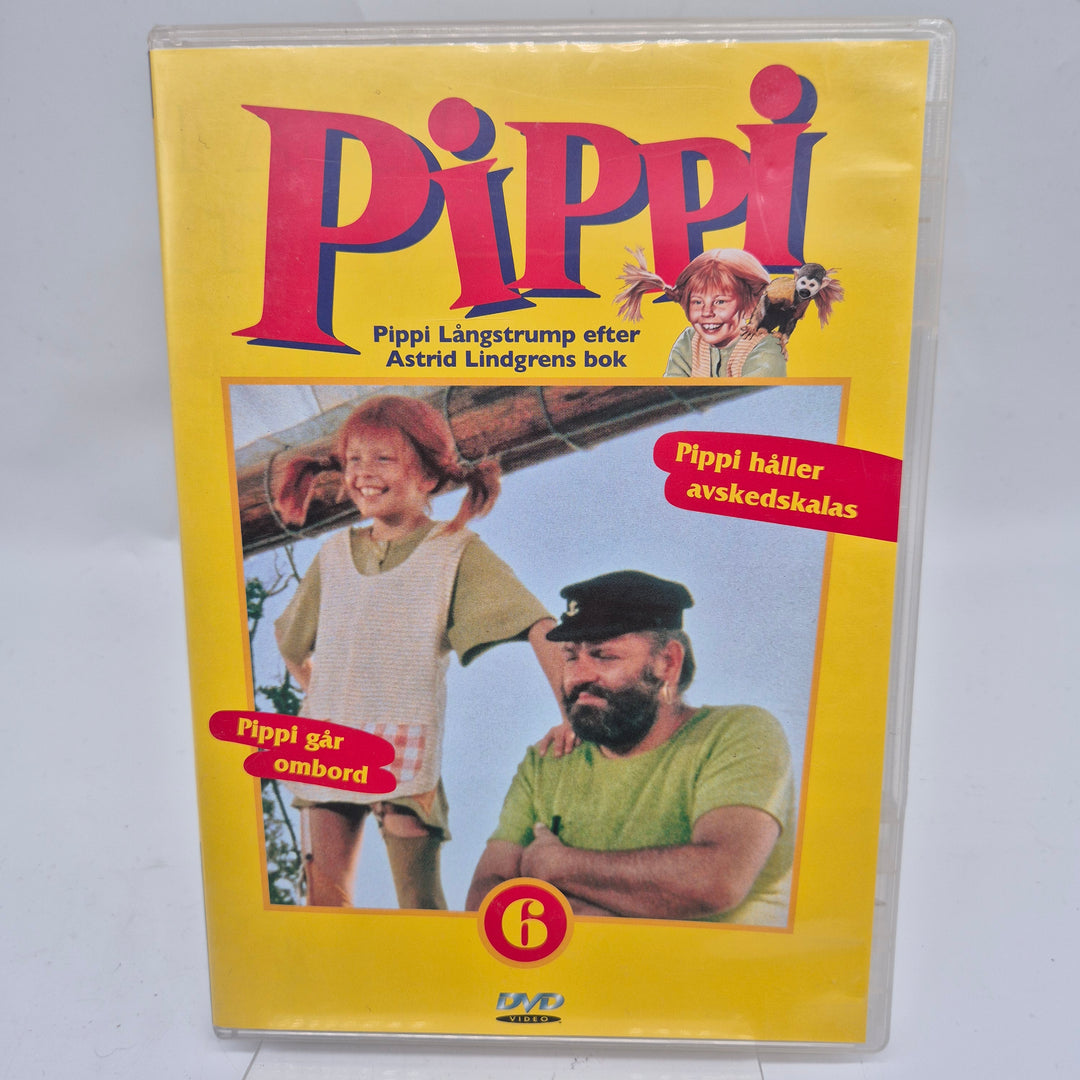 Pippi Långstrump retro DVD i plastfodral