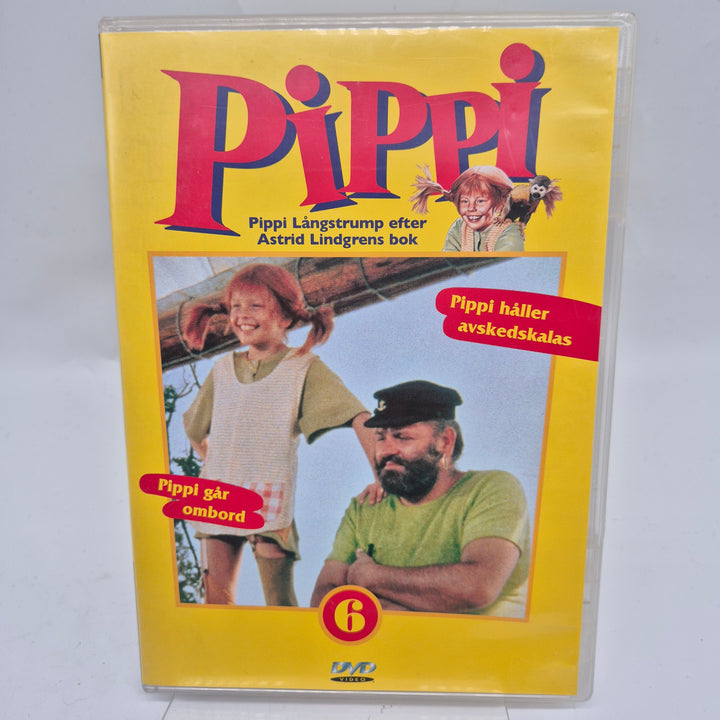Pippi Långstrump retro DVD i plastfodral