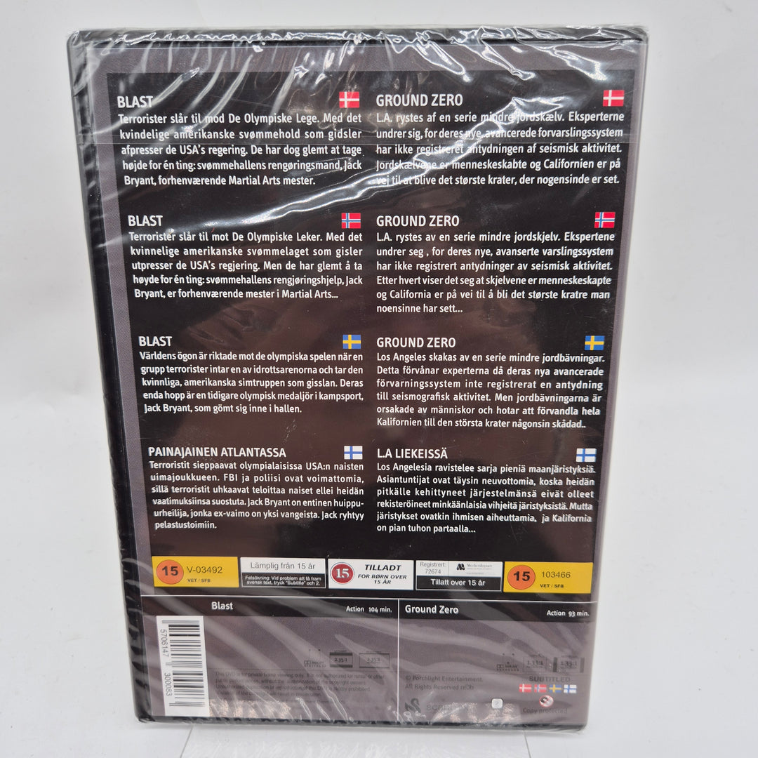 Actionpackad DVD-samling från Scanbox - Blast & Ground Zero