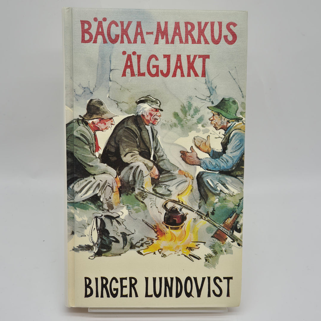 Retro svensk bok Bäcka-Markus Älgjakt