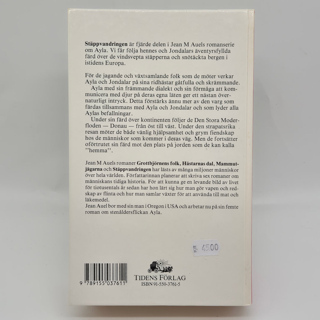 Retro Bok "Stäppvandringen" av Jean M Auel