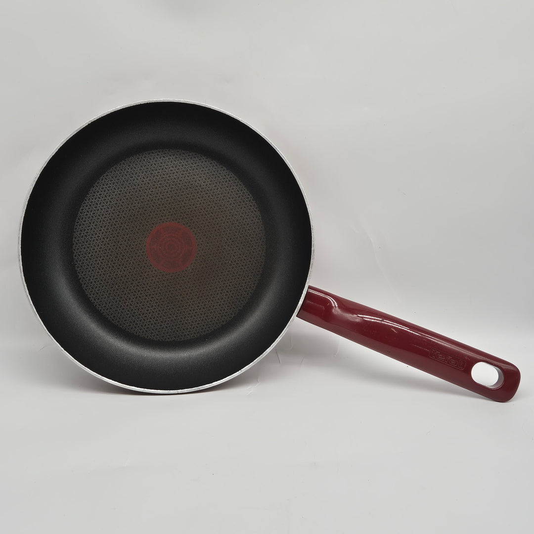 Retro Tefal stekpanna 28 cm röd handtag