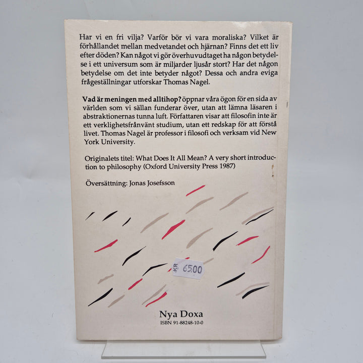 Existentialistisk Bok av Thomas Nagel Begagnad