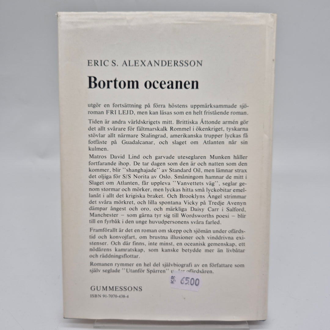 Bortom oceanen historisk roman Eric S. Alexandersson