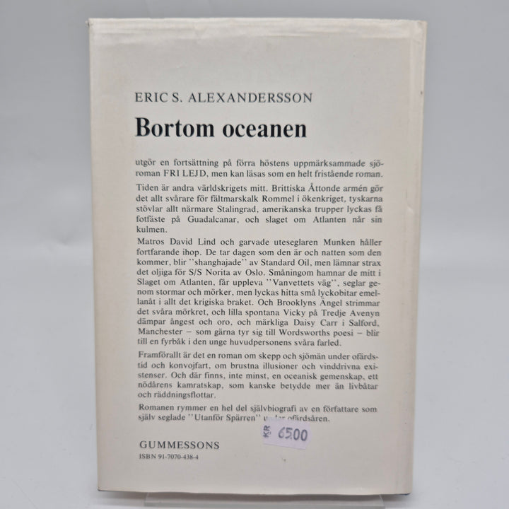 Bortom oceanen historisk roman Eric S. Alexandersson
