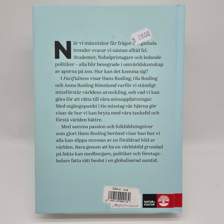 Factfulness av Hans Rosling i mycket gott skick