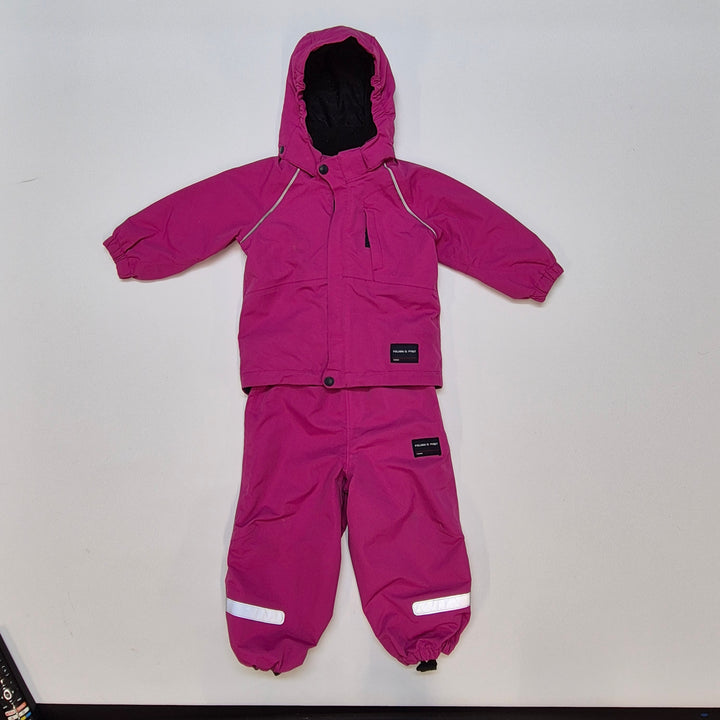 Rosa vinteroverall Polarn O. Pyret barn