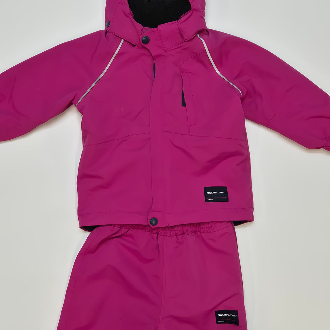 Rosa vinteroverall Polarn O. Pyret barn