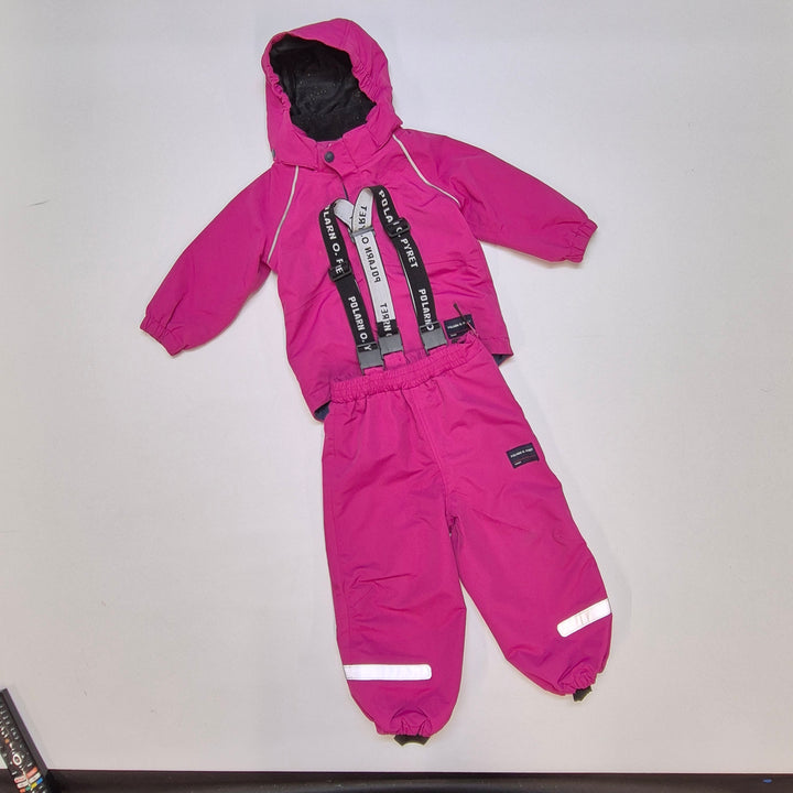 Rosa vinteroverall Polarn O. Pyret barn