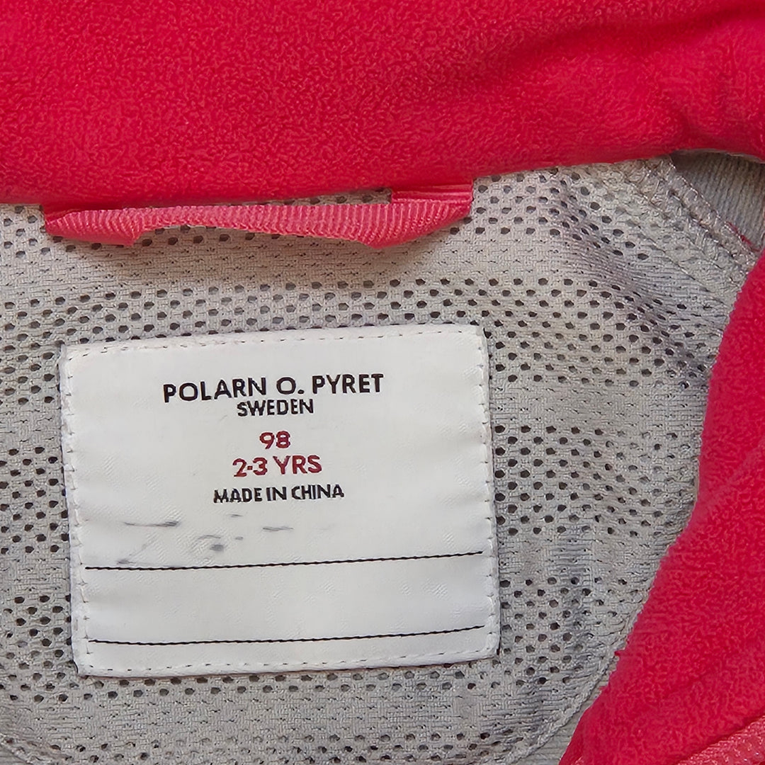 Polarn O. Pyret Röd Fleecejacka Barn 98 cm