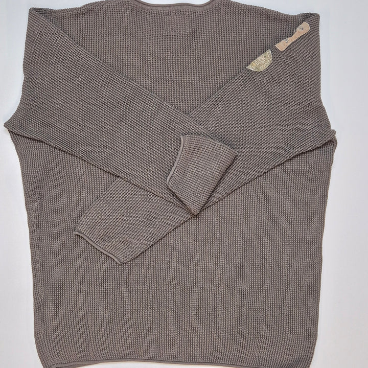 Jack & Jones grå stickad XL herrtröja vintage
