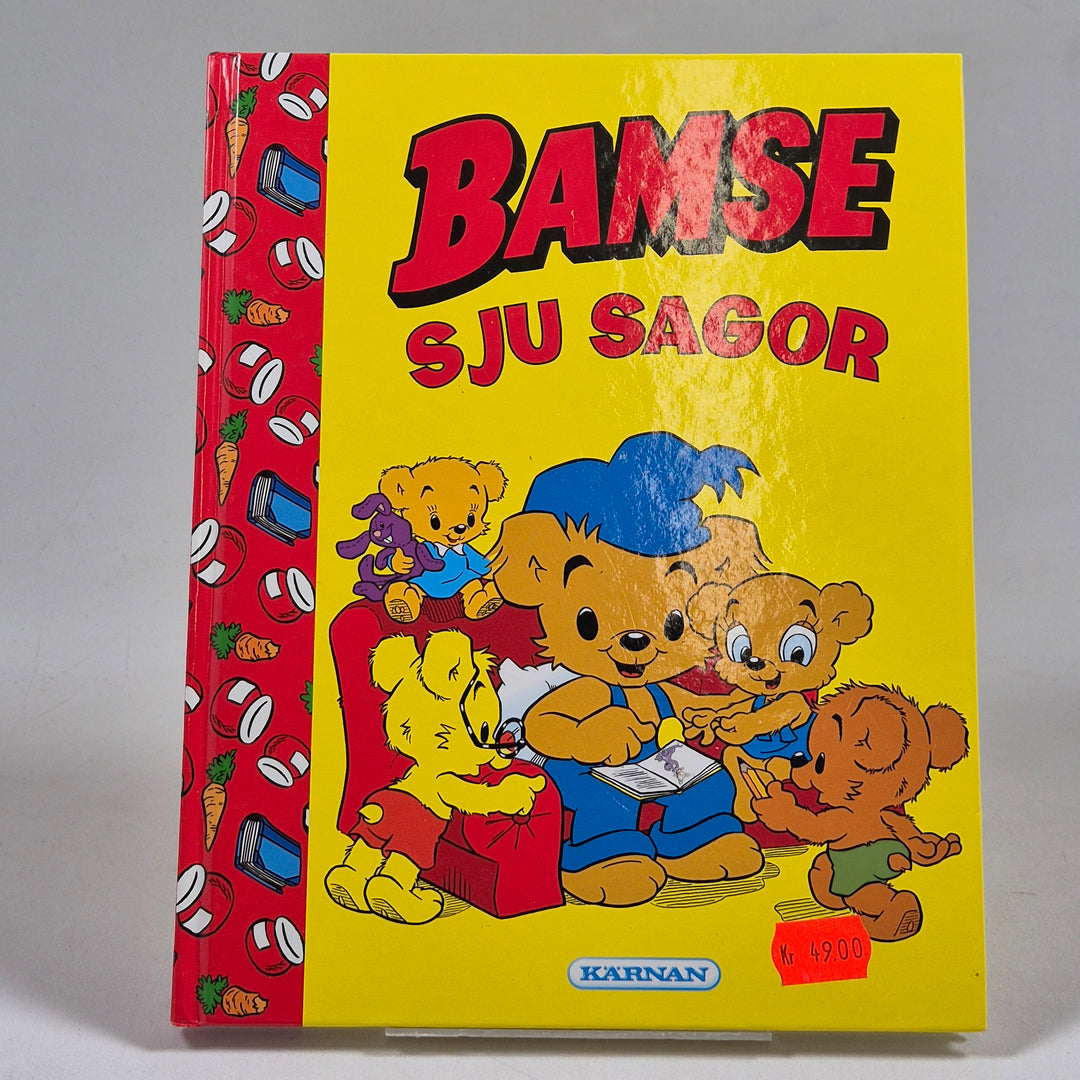 Retro Bamse Sju Sagor bok Egmont Kärnan