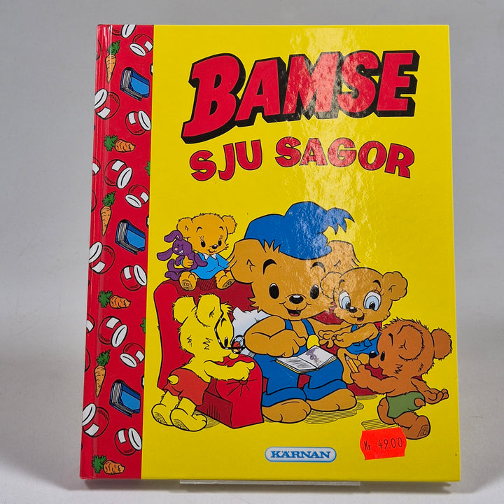 Retro Bamse Sju Sagor bok Egmont Kärnan