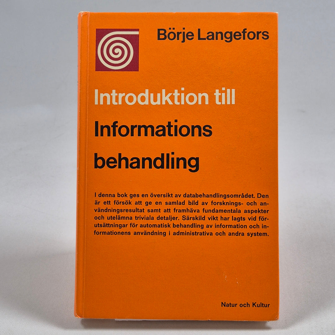 Introduktion till informationsbehandling av Börje Langefors