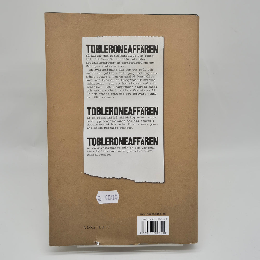 Bok Tobleroneaffären 1990-talets Politiska Skandal