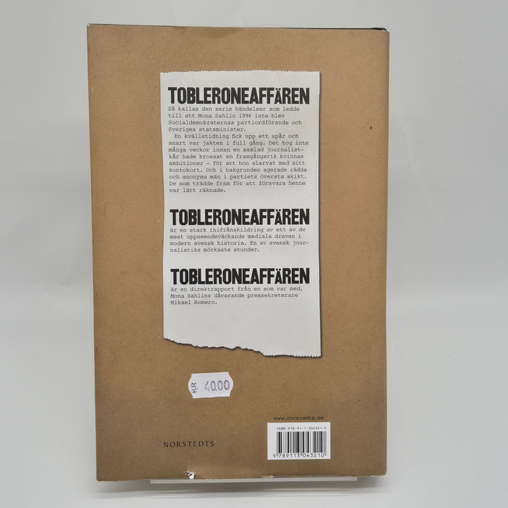 Bok Tobleroneaffären 1990-talets Politiska Skandal