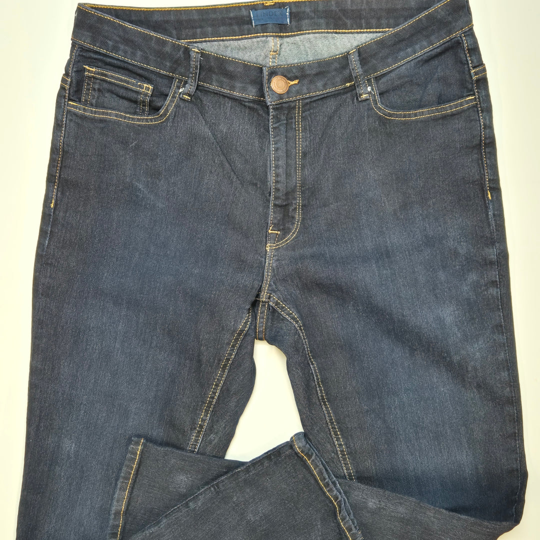 Lindex Mörkblå Designerjeans Tova, Mycket Gott Skick