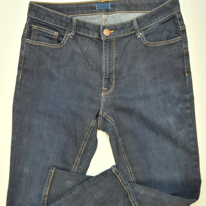 Lindex Mörkblå Designerjeans Tova, Mycket Gott Skick
